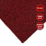 10mm Protokol Bordo Çim Halı 1360 gr - Görsel 2