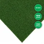 8mm Kıvırcık Yeşil Çim Halı 1610 gr - Görsel 2